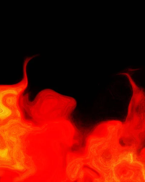 Heldere Rode Oranje Vlam Donkere Achtergrond Vuur Halloween Ontwerp — Stockfoto