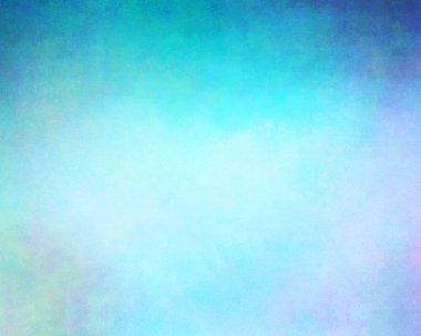 Mavi menekşe suluboya arkaplan dokusu, soyut gradyan soluk yeşil lavanta ve koyu mor kenar grunge tasarımı ile sıkıntılı bulutlar