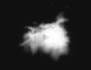 Karanlık korku mermeri tarzı. Siyah kağıda beyaz yağmurlu boya dokusu. Grunge çamur sanatı. Koyu Smear.