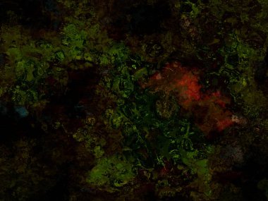 Grunge sıkıntılı koyu yeşil lekeli desenli tasarım, eski dağınık arkaplan, korkunç tahıl çizimi arkaplan