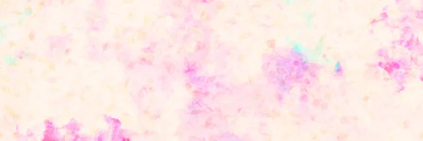 Aquarel Achtergrond Lichtblauw Wit Roze Met Zachte Bladeren Patroon Schilderen — Stockfoto