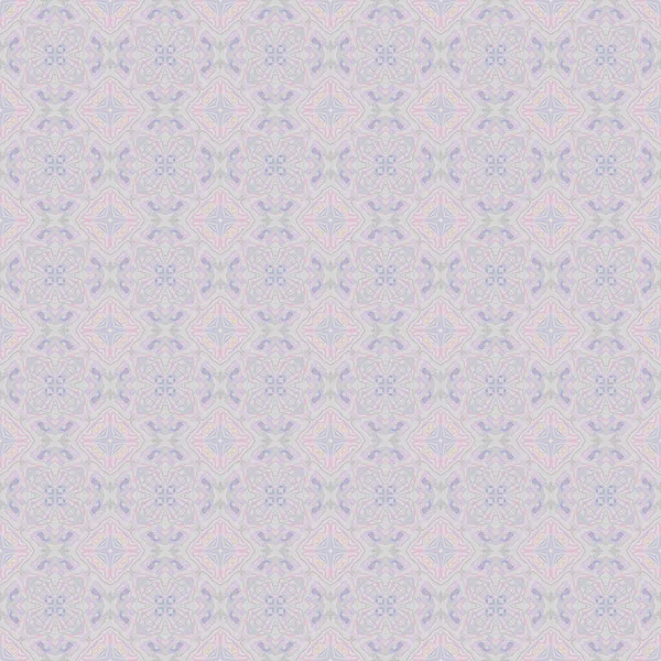 Têxtil Arte Mandala Étnica Elegante Cores Cinza Violeta Pastel Indiano — Fotografia de Stock