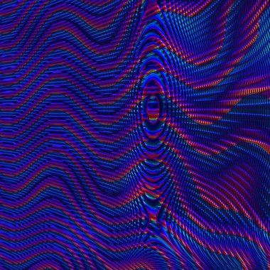 Soyut dalgalı mavi çizgili metal, yatay parlak arkaplan. Ekranı tara. Çizgili mavi fütüristik kart. Duvardaki metal disko, yumuşak teknolojiyi şekillendiriyor.