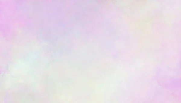 Sfondo Acquerello Rosa Viola Bianco Rosa Viola Pittura Con Nuvoloso — Foto Stock
