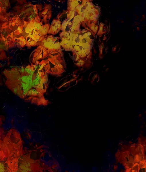 Abstraktes Herbst Oder Herbst Hintergrundkonzept Mit Fleckigen Formen Muster Grunge — Stockfoto