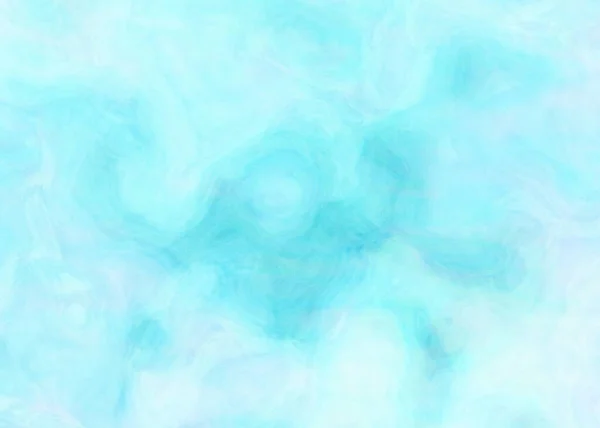 Absztrakt Puha Kék Ragyogó Víz Formák Mozgó Formák Fehér Háttér — Stock Fotó