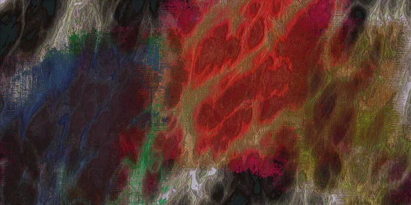 Grunge Бедствия Синий Зеленый Красный Брызги Текстурированный Дизайн Цементно Серым — стоковое фото