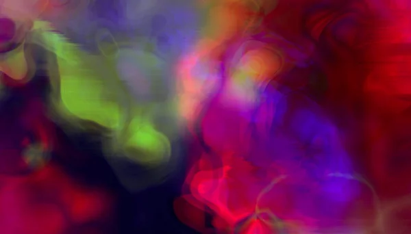 Levendige Kleurrijke Neon Aquarel Werveling Wind Gek Effect Olie Kunst — Stockfoto