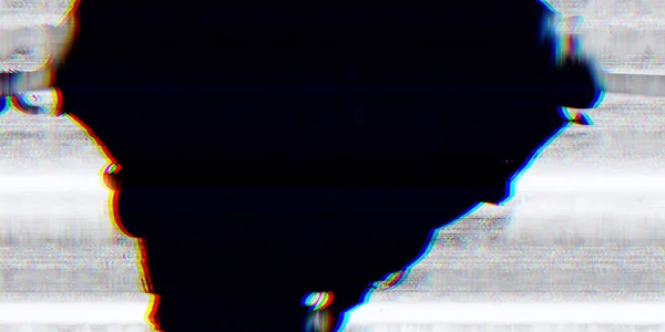 Монохромный Фон Чересстрочным Цифровым Глюком Эффектом Искажения Футуристический Киберпанк Дизайн — стоковое фото