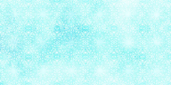 典雅的淡紫色绿松石蓝色复古瓷砖背景 冬季积雪东方正方形 十字架 格子冬季图案 纺织品重复设计 — 图库照片