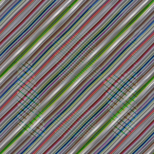 Abstrakt Belyst Diagonal Färgglad Rörelse Rand Avskalade Repeterbara Mönster Skissartad — Stockfoto