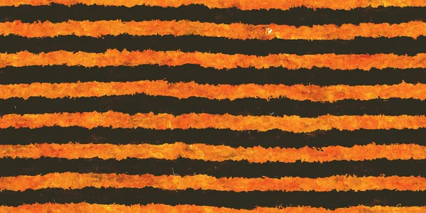 Warm orange copper black striped background with horizontal distressed ink geometric lines like, repeatable pattern in distressed vintage old pop art Thanksgiving or Halloween design