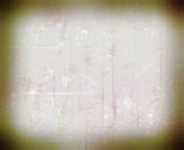 Daha koyu kenarlı bej çerçeveli sepia kağıdı ve mesajınız için boş merkez. Retro çerçeve çizilmiş ve film şeridi tasarımında sıçramış.