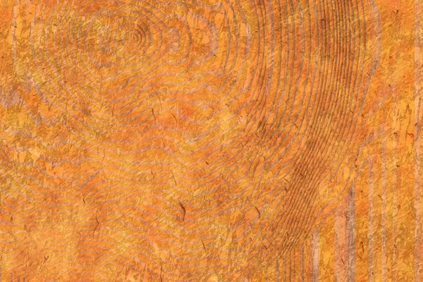 Grunge Orange Gelb Warmen Holz Textur Hintergrund Masernholzboden Birke Paneel — Stockfoto