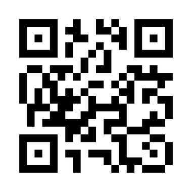 Akıllı telefon taraması için numune QR kodu. Vektör illüstrasyonu.