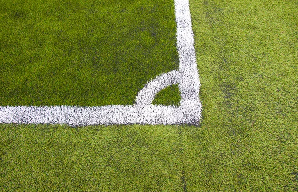 Césped artificial de un campo de fútbol o fútbol —  Fotos de Stock