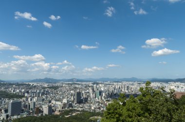 seçici odak kenti Seoul, Güney Kore