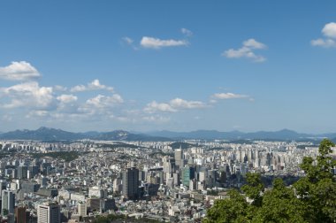 seçici odak kenti Seoul, Güney Kore