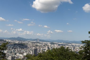 seçici odak kenti Seoul, Güney Kore