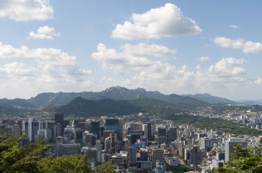 seçici odak kenti Seoul, Güney Kore