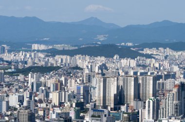 seçici odak kenti Seoul, Güney Kore