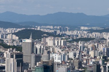 seçici odak kenti Seoul, Güney Kore