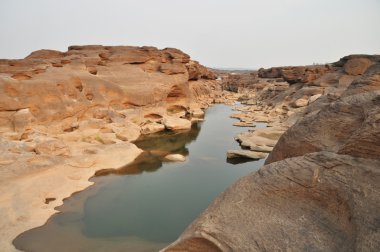 Görünümü, Sam-Pan-Bok Grand Canyon Tayland, seçici odak