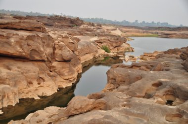Görünümü, Sam-Pan-Bok Grand Canyon Tayland, seçici odak