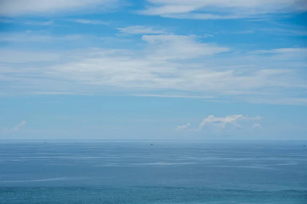 Beautiful Soft Wave Sand Sea Blue Sky Sunny Day Subject — Stock Photo, Image