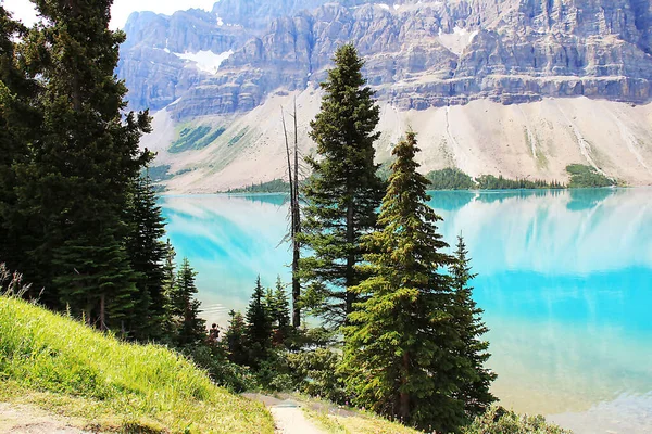 Morning Shots Famous Mountain Landscape Located Calgary National Park — Stock Photo, Image