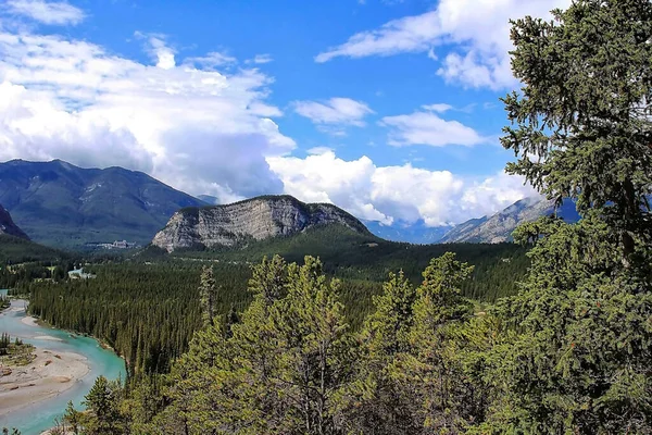 River Valley Calgary National Park Forests Mountains — Stock Photo, Image