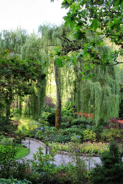 Espectacular Jardín Los Butcharts Columbia Británica — Foto de Stock