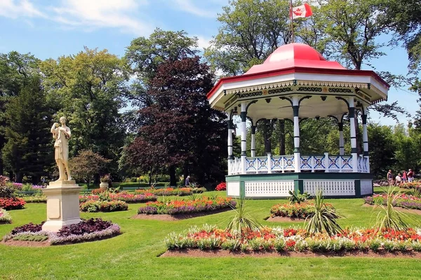 The bandstand at  Public Gardens, built in 1887 to commemorate the Queen Victoria Golden Jubilee.