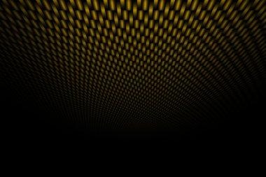 sarı eğrisi karbon fiber siyah gölge.