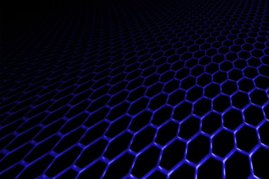 Kırmızı eğri metalik siyah arka plan üzerine mesh. 