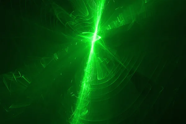 green glow energy wave. lighting effect abstract background.