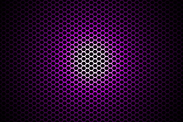 Spotlight on purple metallic mesh background. — Stock Photo, Image