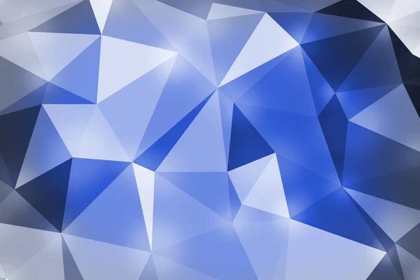Μοτίβο μπλε Πολύγωνο για φόντο ή web Σχεδιασμός banner. — Φωτογραφία Αρχείου