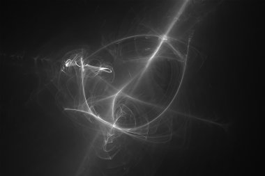 siyah beyaz bir parlaklık enerji dalgası.