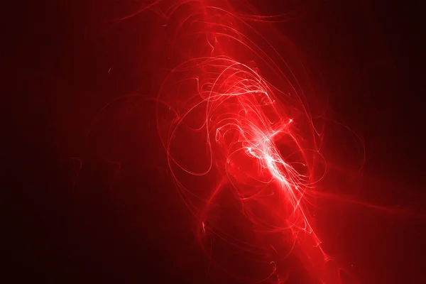 Kırmızı kızdırma enerji dalgası. — Stok fotoğraf