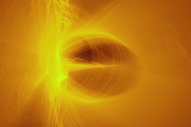 sarı parlaklık enerji dalgası.