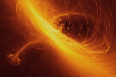 sarı parlaklık enerji dalgası.