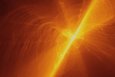 sarı parlaklık enerji dalgası.