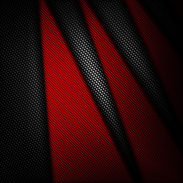 Kırmızı ve siyah karbon fiber arka plan. — Stok fotoğraf
