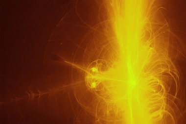 sarı parlaklık enerji dalgası.