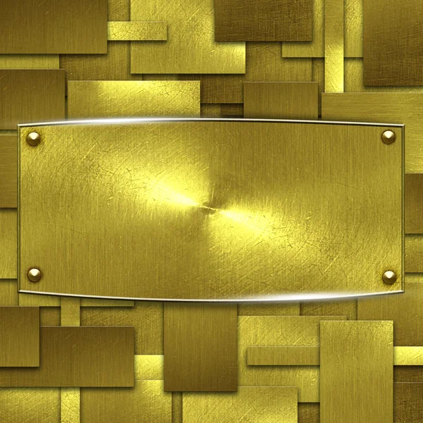 Shiny gold wall. golden background and texture. — Stock Photo, Image