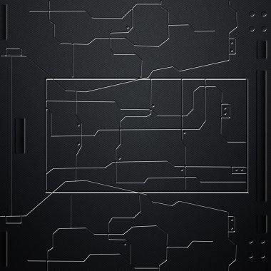bilim-kurgu duvar. karbon fiber duvar ve devreleri. metal arka plan