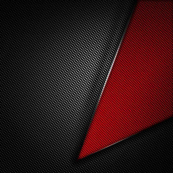 Kırmızı ve siyah karbon fiber arka plan. — Stok fotoğraf