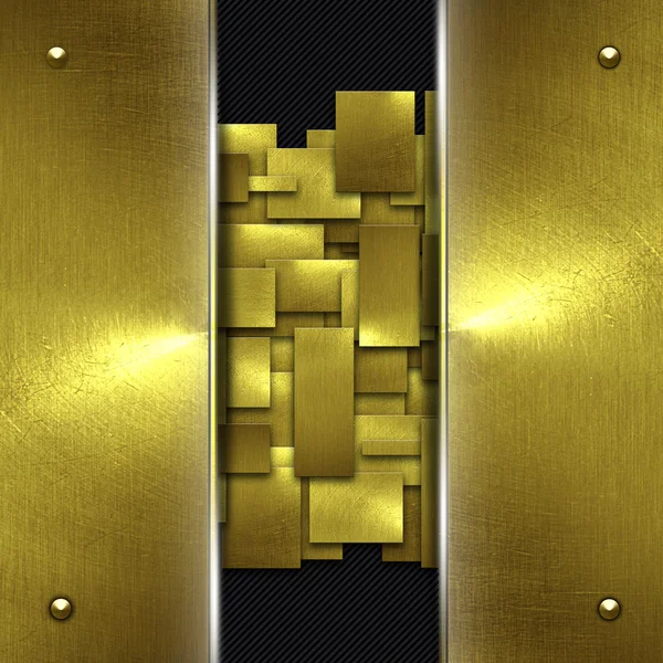 Shiny gold wall. golden background and texture. — Stock Photo, Image