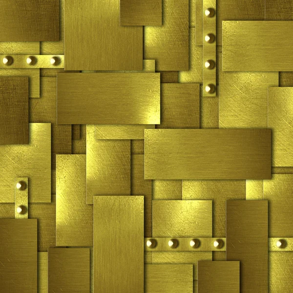 Glanzende gouden muur. gouden achtergrond en textuur. — Stockfoto